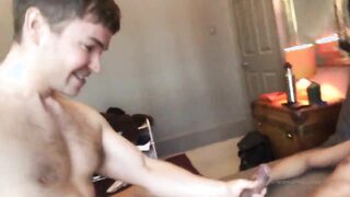White guy destroyed by Asian boy