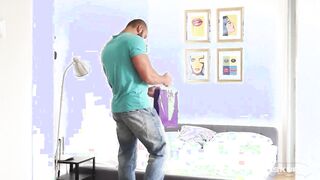 Muscle Jock Plows Himself With New Fleshlight - Maskurbate