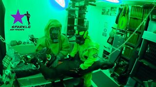 Biker gets experimented on