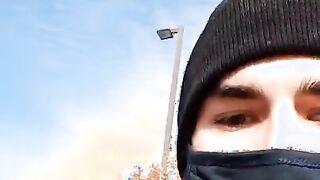 Wetting my nappy in public on busy road 0///0