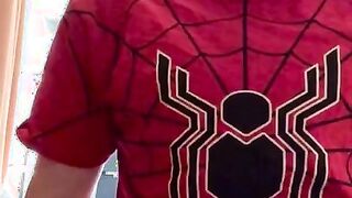 Johnny Ryder is spiderboi, riding and moaning for daddy’s dick
