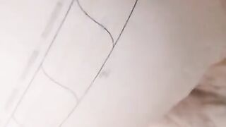 Diaperboy nuts on dildo and licks it clean
