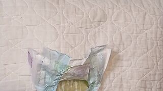 Pissy Baby Nappy Sealed on his Face