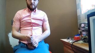 Big Hairy Cock Fashion Wank