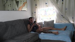 Hetero de grinder me llena el culo de semen
