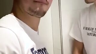 Sex in a public bathroom