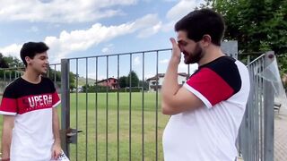 his football partner breaks his ass - Seba Terry