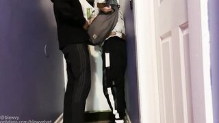 Barebacking the Delivery Dude - Two Loads in His Hairy Hole
