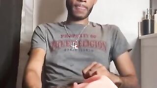 @DrewxWoods screwing toy w/ cumshot