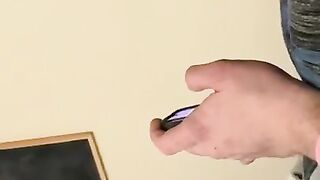 Caught straight friend jerking off @sleepover onlyfans:Kumking1992
