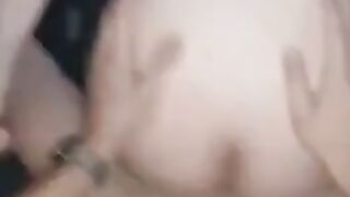 Riding his dick, while gf is out
