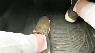 AlphaMaleXXL Trainers, ankle socks and feet