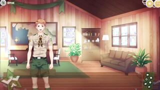 Young Yoshi watches Goro jerk off - Camp Buddy: Scoutmaster Season