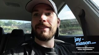 Jay Mason gets caught jacking off... and keeps going