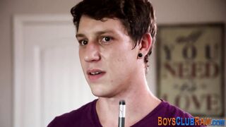 Gay jocks face jizzed after breed