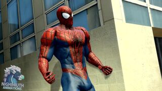 Spidermans Muscle And Dick Growth