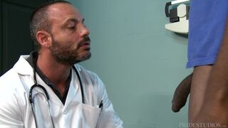ExtraBigDicks Scary Straight Big Black Cock Visits His Doctor