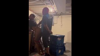DIcked Down By The Delivery Driver In My Basement