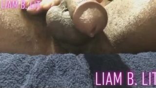 CUM Challenge level 2 of10! Str8 BBC milking till percum - Liam B. Lit
