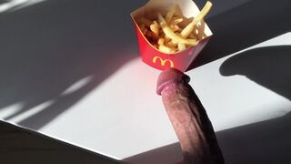 I forgot to buy the sauce, filled it with my own