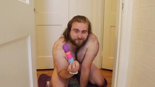 Sucking and Screwing My Rainbow Dildo Just In Time For Pride Month