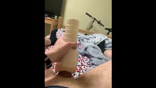 Soldier Screws Fleshlight Instead of Working Out in the Morning