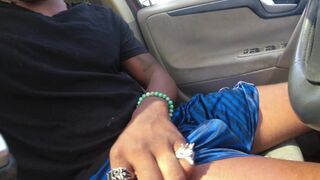 Public car jack off