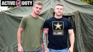 ActiveDuty - Tatted Army Muscle Studs Breeding Bang