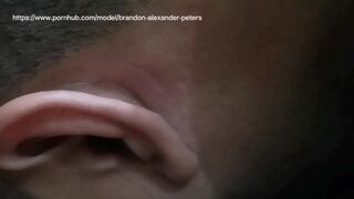 Bearded Dude Sucks Dick Till It Shoots Cum In His Mouthl Brandon Deepthroats Dick Till It