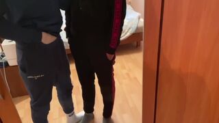 Russian boys in sportswear