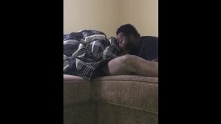 Made that cock throw up! Happy New Year!