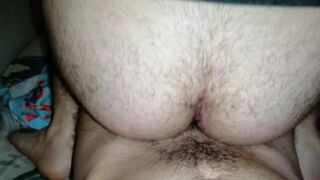 My ass eating cock