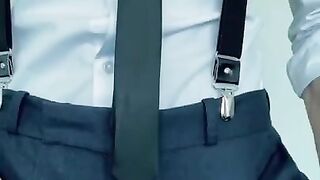 Big dick & spit at the office