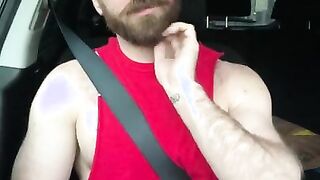 My uber driver gives me a helping hand