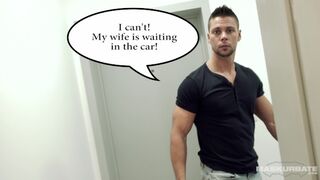 Str8 Euro Mature Masturbates 4 U While Wife Waits Downstairs