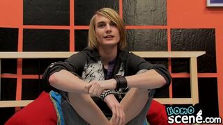 Preston Andrews loves to show off his wanking technique