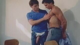 Teacher Peter North fucked by student Rick Donovan in THE BIGGER THE