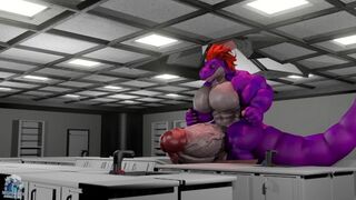 Alex Raptor, Hyper Muscle Dick Growth Potion Animation