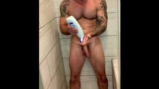 ASMR jacking off in the shower