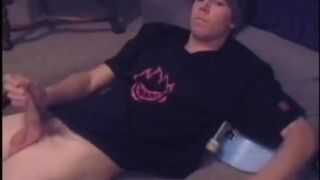 Str8 Twink Jayden Jerks Off