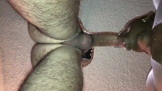 Hot Latin Man making me Gag on his Fat Dick!