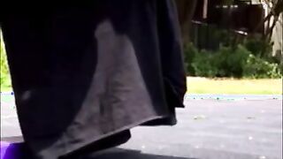 Public Park Jerk Off Cock Ring Cum Catcall