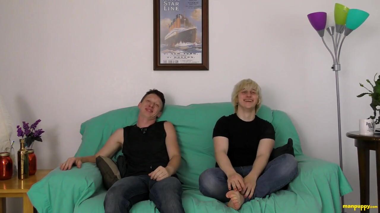 Two giggly guys teach Richard Lennox a lesson