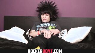 Rocker Boyz - Crazy Hair Emo Boytoy Wanks His Dick