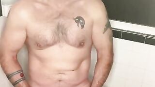 Muscle Bear Post Gym Workout Shower Jacking