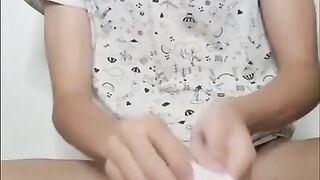 Boytoy ABDL Boy Jerks Of with a latex glove and cums (18+