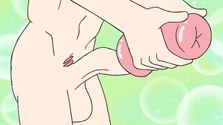 Anime hentai sex toy dick cum