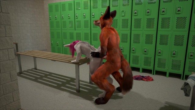 2 Foxes in locker room