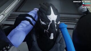 Alien Gangbang and Growth Animation