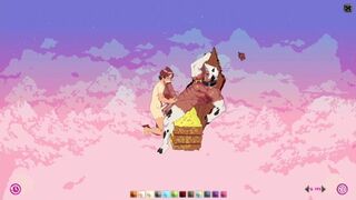 Cloud Meadow GAY Animations | Gay furry blowjob in the hay